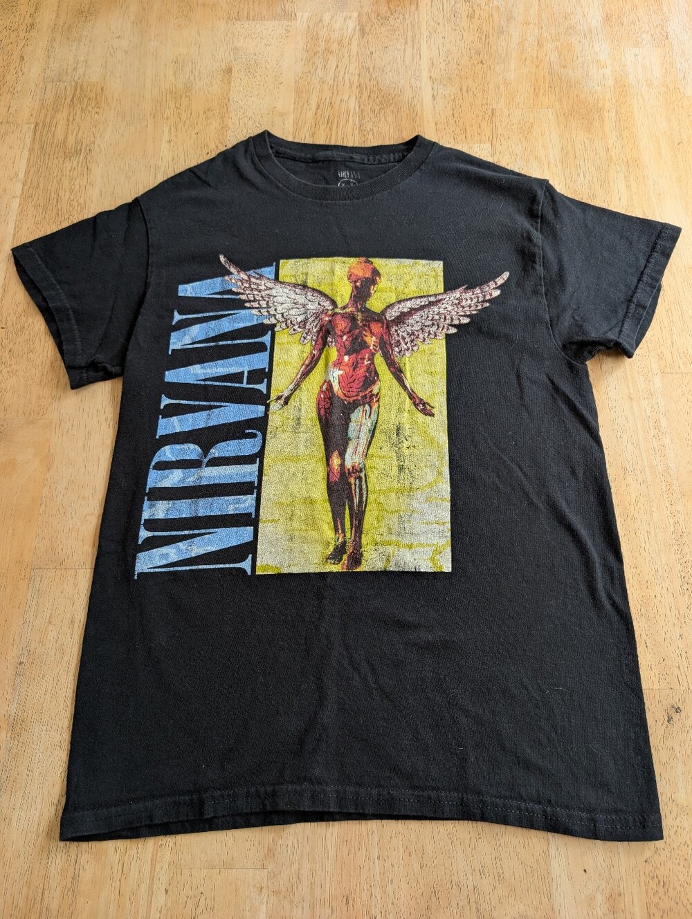 NIRVANA Black Short Sleeve Band Tee